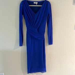 Fuzzi signature mesh dress